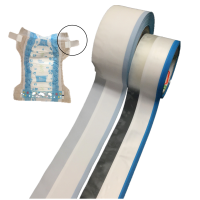 Diaper PP plastic side tape raw materials for disposable baby diaper making