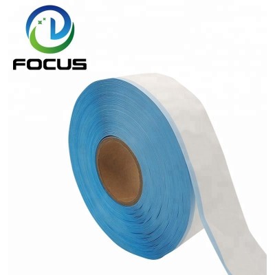 High Quality Low Price PP Blue Edge Adhesive Side Tape for Baby Diapers Factory in China